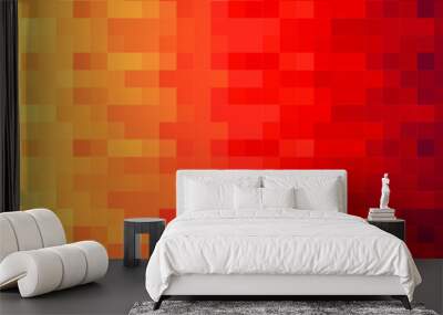 Abstract colorful gradient mosaic banner background. Vector illustration. Wall mural