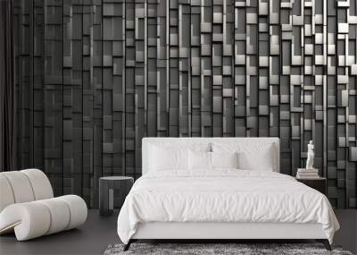 closeup pattern of gray color metal texture material  Wall mural