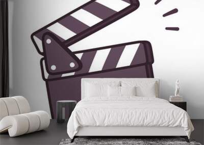 Film clapper board Wall mural