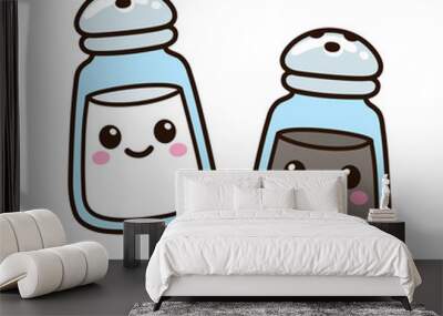 Salt and pepper shakers Wall mural