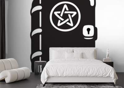 Witchcraft spell book Wall mural