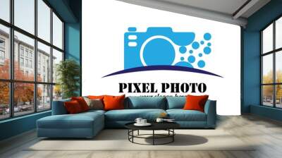 photography concept logo design vector template Wall mural