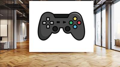 game controller icon vector design template in white background Wall mural