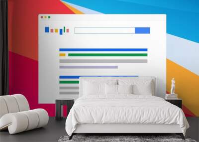 SEO Concept Wall mural