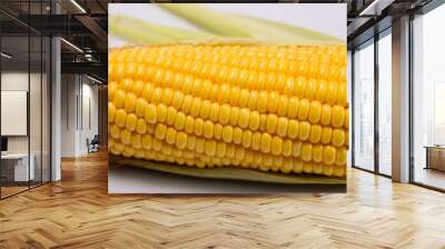 Fresh corn cobs Wall mural