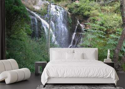 waterfall in the forest Wall mural