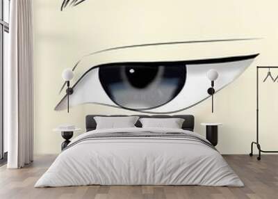 eye of the person Wall mural