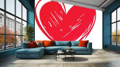 Heart Gradient Valentine Vector Icon  Wall mural