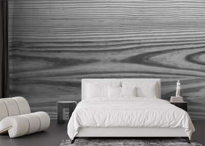 Texture of wood background closeup - Black and white Image Wall mural