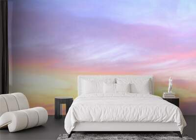 sunset sky background Wall mural