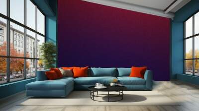 Dark Red and Blue Rough Abstract Background for Design. Color Gradient  Glow and Bright Light Shine Template Wall mural