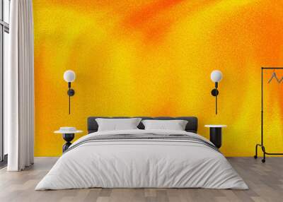 Color gradient dark grainy background, orange red gold yellow vibrant abstract on black, noise texture effect Wall mural