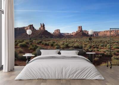 Valley of the Gods near Mexican Hat, Utah Wall mural