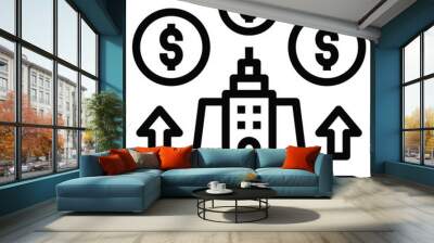 Business Strategy Concept Wall mural