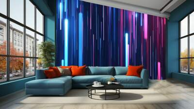 abstract light technology background glows in the dark of comeliness Wall mural