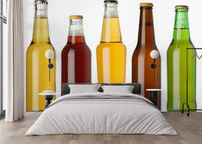 Blank beer bottles Wall mural