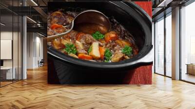 irish stew in a slow cooker pot Wall mural