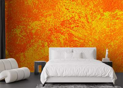 Orange and yellow abstract textured background Wall mural