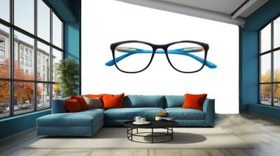 Glasses isolated on white background. Clipping Path Wall mural