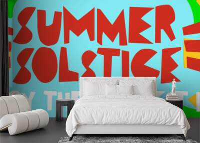 Summer Solstice Wall mural