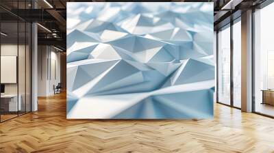 3d Geometric background Wall mural