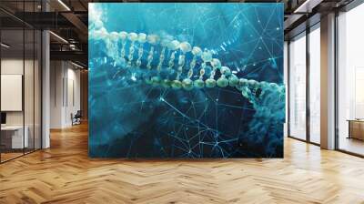 DNA technology background Wall mural