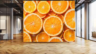 slices of citrus fruits - oranges Wall mural