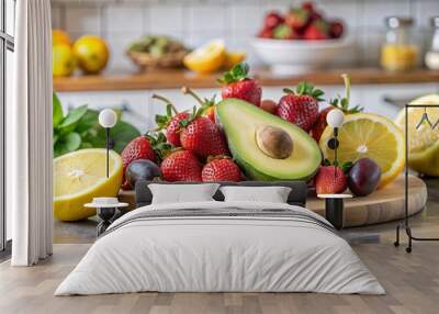 Fruits in the kitchen Wall mural