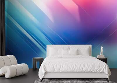 abstract blue background Wall mural