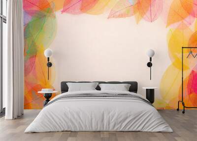 autumn frame Wall mural