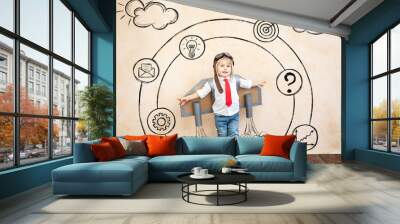 Career growth and development concept Wall mural