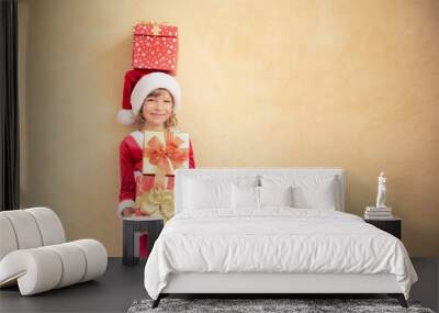 Christmas holiday concept Wall mural