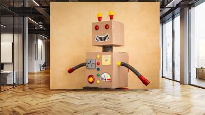 Funny toy robot Wall mural