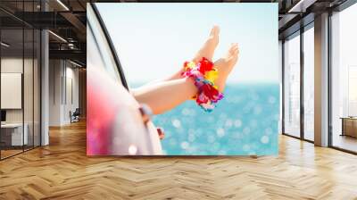 Summer vacations concept Wall mural