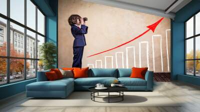 young businessman Wall mural