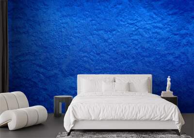 Vintage dark blue textured background Wall mural