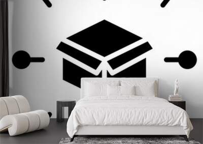 Distribution Channels Icon Wall mural