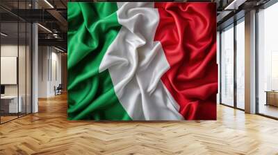 Italian Flag Texture. Wall mural