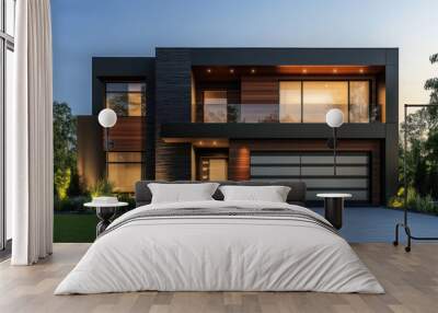 Modern House Exterior. Wall mural