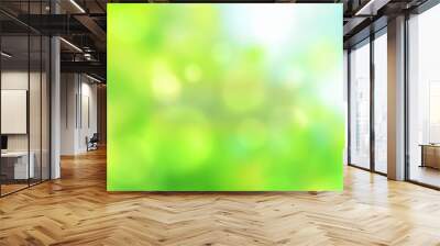 Natural green as abstract background Wall mural