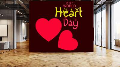 World Heart Day Wall mural