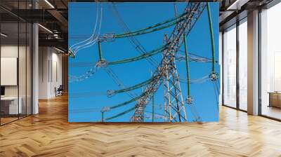 High Voltage Industrial sized electrical power lines Wall mural