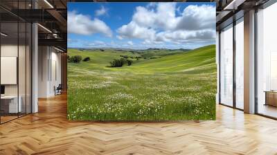 Spectacular Nature and Scenic Wonders: Golden Hour Sunsets, Lush Forests, Tranquil Beaches, and Vibrant Fields of Flowers in Stunning Views Wall mural