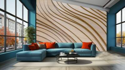 Wooden texture background Wall mural