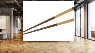 Chopsticks vector. Chopsticks on white background.  Wall mural