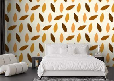 Rice pattern wallpaper. rice vector. free space for text. copy space. paddy pattern. Wall mural