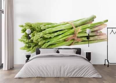 Asparagus isolated on transparent png Wall mural