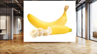 banana on transparent png Wall mural