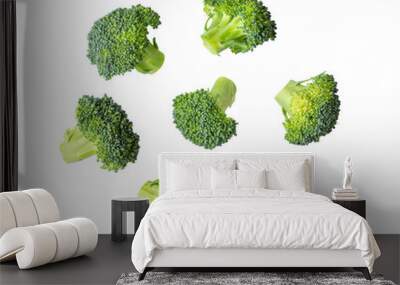 Broccoli isolated on  transparent png Wall mural