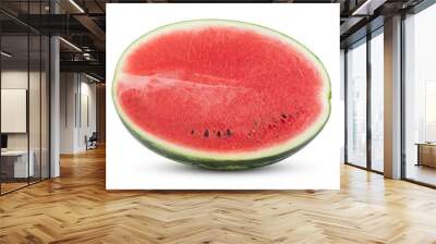 half watermelon isolated on transparent png Wall mural